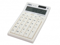 Калькулятор Deli 1251 мiкс 12 разряд,  176х113х40 пл корп, велик екран, комп клав
