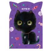 Блокнот м/об Kite K22-461-4 кл В5 48ар "Black cat" бок/скоба