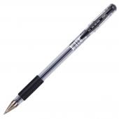 Ручка гелева Deli 6600 чорний 0,5мм з гумовим грипом