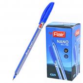 Ручка кульк Flair 1163 син Nano