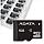 Карта памяти ADATA 4GB microSDHC C4 с адапт.