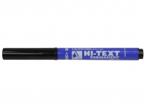 Маркер перманентные Fibracolor 580PC25B синiй 5,2 мм клиновидный "Hi-Text"