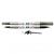 Лiнер Zebra FD-502 чорн Brush Pen Double End 2х стор. сiнт.волокно, срiбний корпус