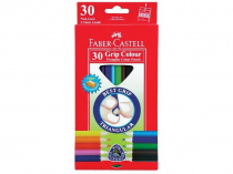 Олiвцi кольоровi Faber_Castell 116530 30кол трикут+чинка (116538-30) Jumbo карт/кор з пiдвiсом