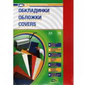 Обкладинка D&A BIND 1020900 черв А4 пiд шкiру 230г/100шт/уп тильн стор