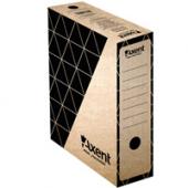 Папка-архiватор Axent 1731-00-А крафт 80мм 350х255 А4 бокс архiвний крафт