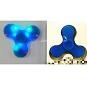 Спiннер * SP-073 однотонний Music с LED и Bluetooth синiй в кор.
