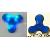 Спiннер * SP-073 однотонний Music с LED и Bluetooth синiй в кор.