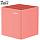 Пiдставка для ручок Deli NS011 рожевий 2 вiдд пластик 84*84*86mm квадратна Nusign
