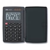 Кальк-р киш. Deli 39219 чорн 8 разряд, 104х63х11, гум кн з кришкою вертик