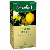 Чай пакетований Greenfield чорний 25шт/1,5гр "Lemon Spark"