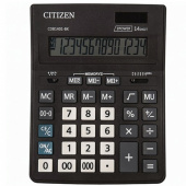 Калькулятор Citizen CDB-1401BK чорний 14 разряд, Correct 155x205x28, пласт корп, пласт кн