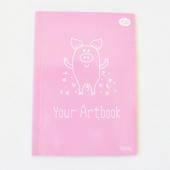 Блокнот м/об Profiplan 902705 А5 64ар "Artbook "Spoony", pig