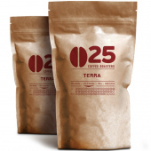 Кава натуральна мелена 25coffe roasters 250г Terra (арабика+30% робусты)