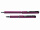 Ручка подарункова Zebra SL-F1mini синiй РШ мет Slide mini рожева з футляром