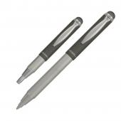 Ручка подар Zebra син РШ 0,7мм Telescopic Stylus мет.сiрий корпус