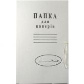 Папка папер * 0,3 iз зав'язками папер А4