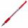 Ручка гелева Deli E6600 червоний 0,5мм з гумовим грипом