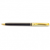 Ручка кулькова Segno 1710BK синiй Lilia Extra Gold чорний